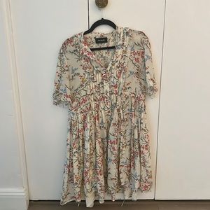 The kooples white and floral dress